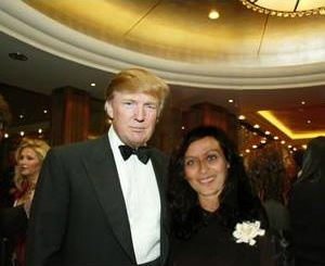 iris gillon with donald trump